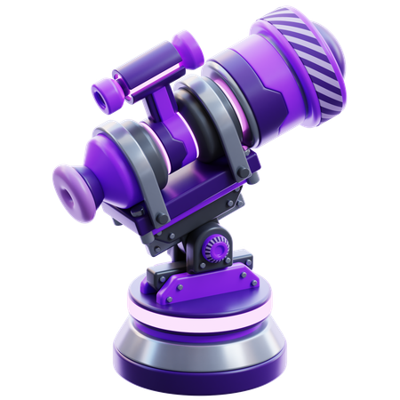 Telescope  3D Icon