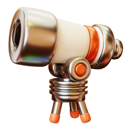 Telescope  3D Icon