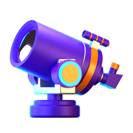 Telescope  3D Icon