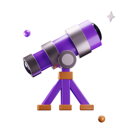 Telescope  3D Icon
