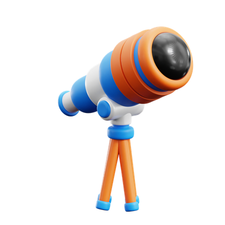 Telescope  3D Icon