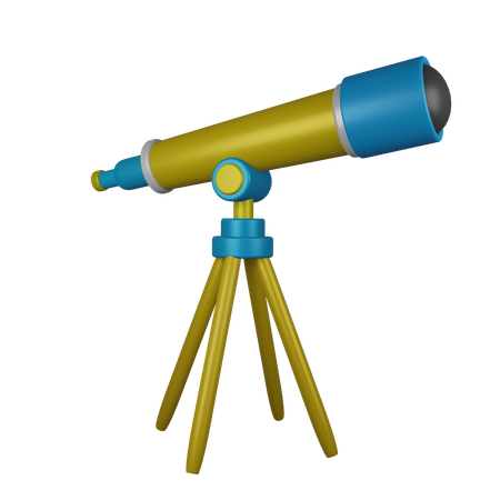 Télescope  3D Icon