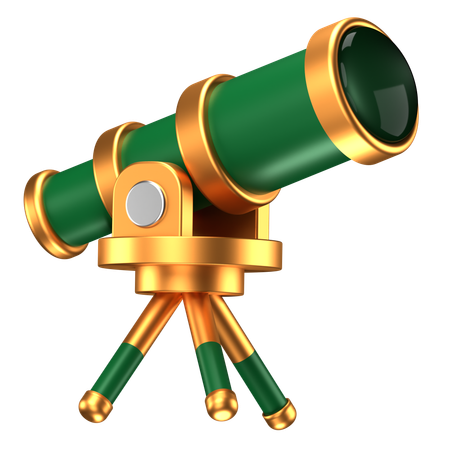 Telescope  3D Icon