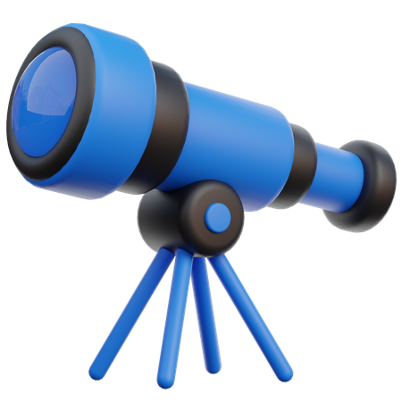 Telescope  3D Icon