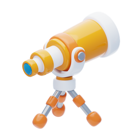 Telescope  3D Icon
