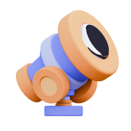 Telescope  3D Icon