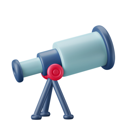 Telescope  3D Illustration