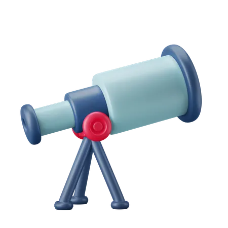 Telescope  3D Illustration