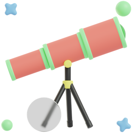 Telescope  3D Illustration