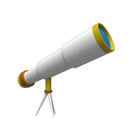 Telescope  3D Illustration