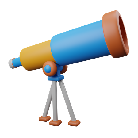 Telescope  3D Illustration