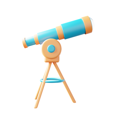 Telescope  3D Illustration