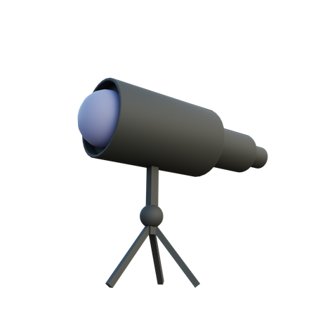 Telescope  3D Illustration