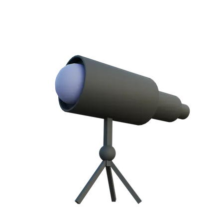 Telescope  3D Illustration