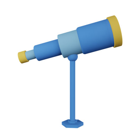 Telescope  3D Illustration