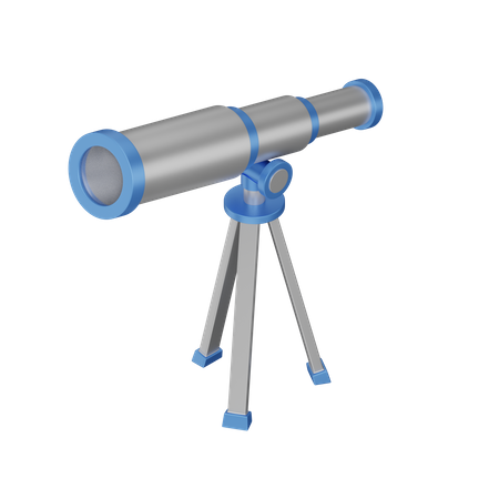 Telescope  3D Illustration