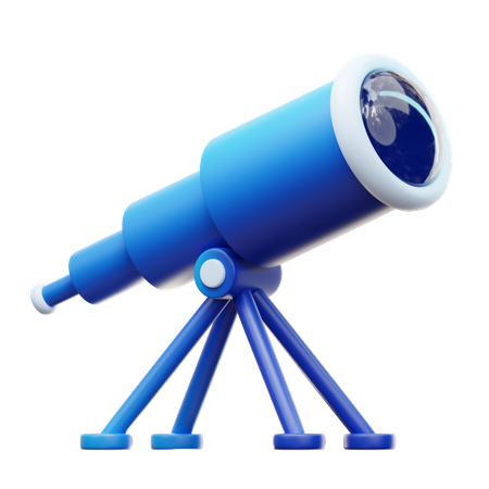 Telescope  3D Illustration