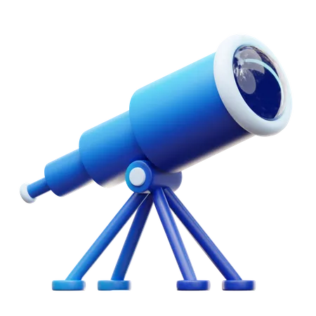 Telescope  3D Illustration