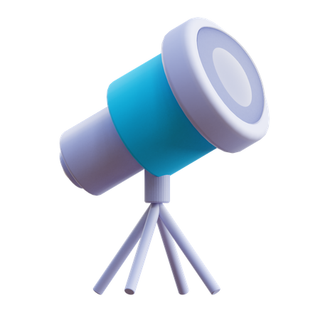 Telescope  3D Illustration