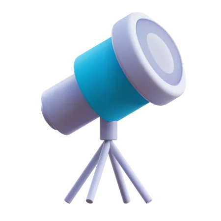 Telescope  3D Illustration