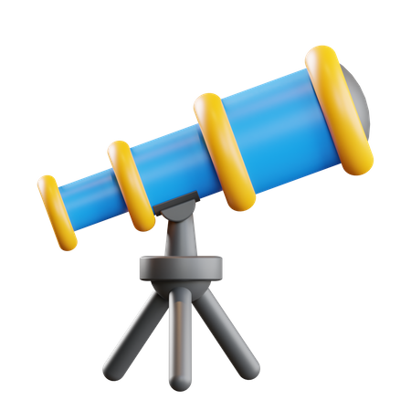 Telescope  3D Illustration