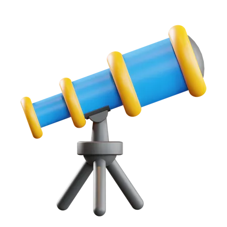 Telescope  3D Illustration