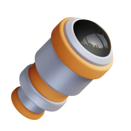 Telescope  3D Illustration