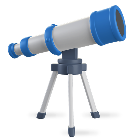 Telescope  3D Illustration