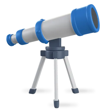 Telescope  3D Illustration