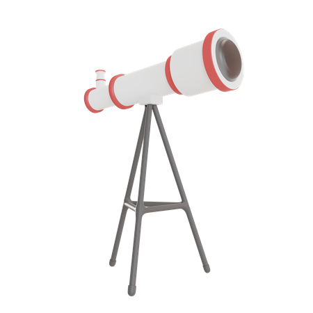 Telescope  3D Illustration