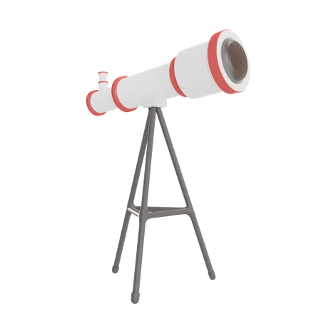 Telescope  3D Illustration