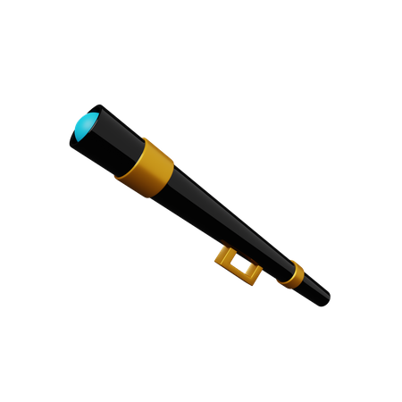 Telescope  3D Illustration