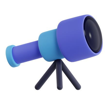 Telescope  3D Illustration