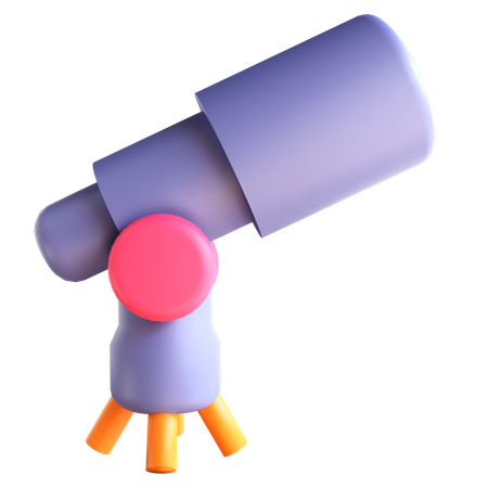 Telescope  3D Illustration