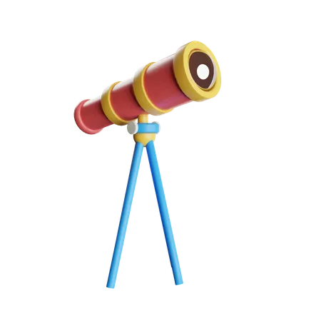 Telescope  3D Illustration