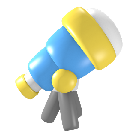 Telescope  3D Illustration