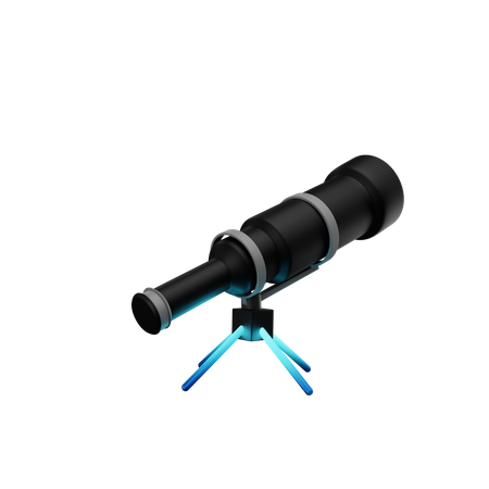 Telescope  3D Illustration