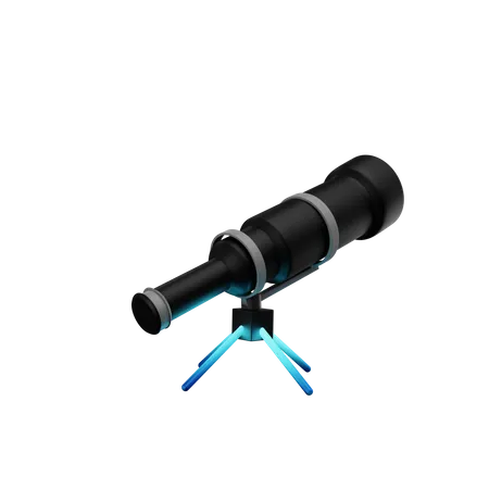 Telescope  3D Illustration