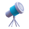 telescope emoji 3d