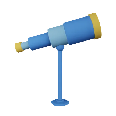 Telescope  3D Illustration