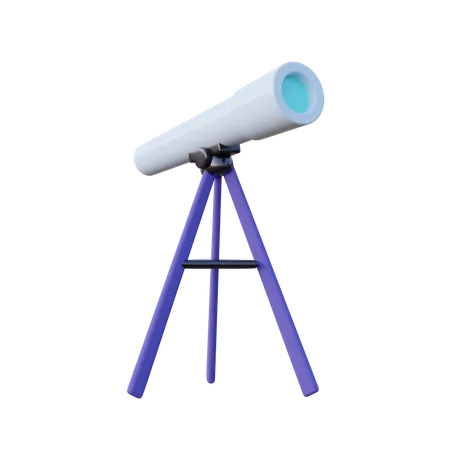 Télescope  3D Illustration