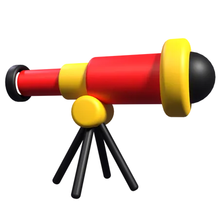 Telescope 3D Icon