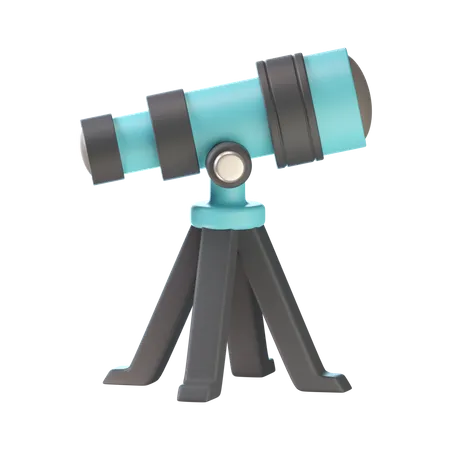 Telescope 3D Icon