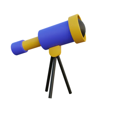 Telescope  3D Icon