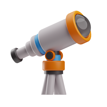 Telescope  3D Icon