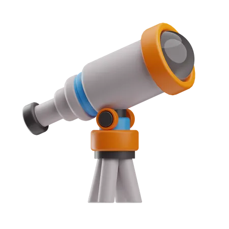 Telescope  3D Icon