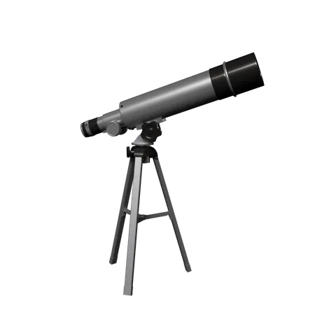 Télescope astronomique  3D Icon