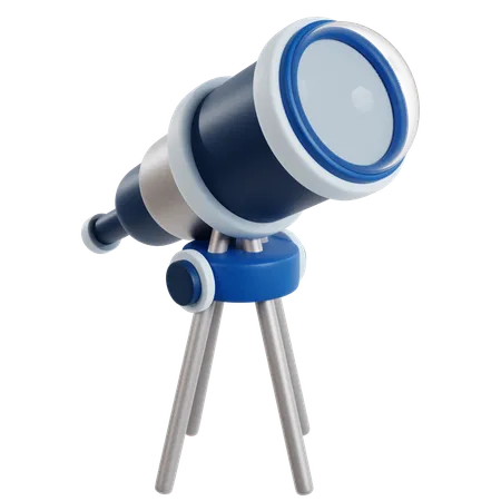 Telescope For Deep Space  3D Icon