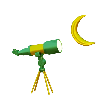 Telescope Hilal  3D Illustration