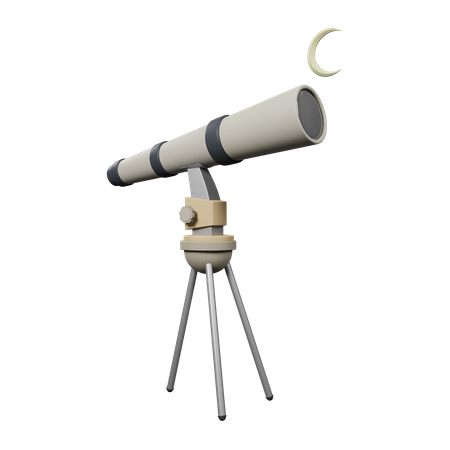 Telescope Hilal  3D Icon